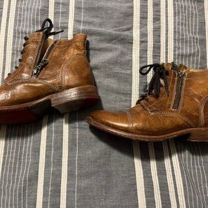 Bed Stu Bonnie Short Boots in Rustic Tan Size 6